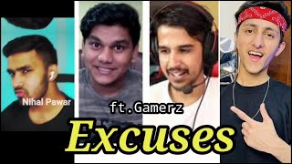 Excuses ft Gamerz #Techno Gamerz #As Gaming #Desi Gamerz #Gamerfleet 😈 Song by AP Dhillon
