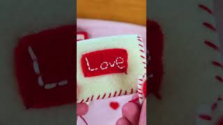 Create Adorable Felt Love Letter Bookmarks For Valentine's Day