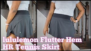 Lululemon Flutter Hem Skirt Review