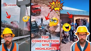 1 Hours | Top Construction Site Highlights: Have You Seen These? P24 👷💯💪 #construction #funnyfails