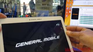 شرح تفليش و فتح تابلت المدارس General Mobile Etab5 و تنزيل تطبيقات جوجل