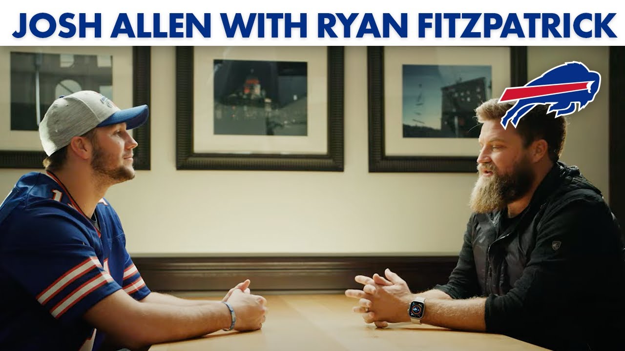 Ryan Fitzpatrick Interviews Buffalo Bills Josh Allen On Stefon Diggs ...