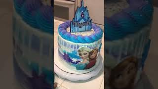 Frozen cake #frozen2 #elsa #olaf #cake