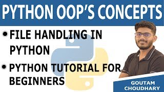 #37 File Handling in Python - Python Tutorial for Beginners