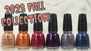 China Glaze DESERTED Fall 2023 Collection | Live Swatch \u0026 Review with Comparisons