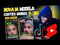 NOVO MÉTODO para MODELAR CORTES DA GRINGA para O BRASIL SEM PAGAR para MONETIZAR NO TIKTOK