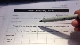 How To: Manual Time Sheet Submission