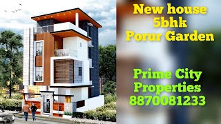 New Independent House 🏡 Sale in Porur Garden 🆔1480 #5bhk #houseforsale #newhouse #Lift\u0026CCP available