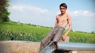 New swimming video full enjoy in village tubewell || how to swim in village tubewell || village fun