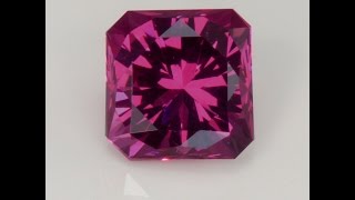 Umbalite Garnet Square Brilliant 3.13 Carat