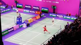 Hong Kong Open2016 Lee Cheuk Yiu李卓耀 vs Tian Houwei