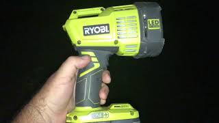 RYOBI one+ LED SPOTLIGHT review