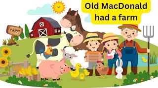 Old MacDonald had a farm | Kids song | nursery rhyme | @NippersLearntopia