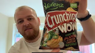 Lorenz Crunchips Terrifying Jalapeño \u0026 Cream Cheese Inferno Flavour - Review