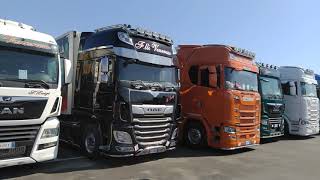 4k Scania S540 Red Edition (Retro) Vs Daf Truck Black Edition XF530 (Partenza) Next Generation!