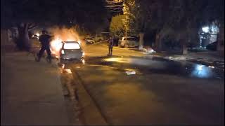 Incendiaron un auto esta madrugada