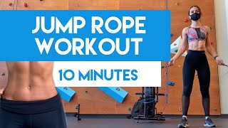 End Your Workout with this 10 Min Cardio Finisher | Jump Rope Workout | Stephanie S