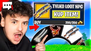 TYLKO LOOT OD NPC CHALLENGE w Fortnite