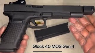 Glock 40 Gen4 Mos w/ Vortex Red Dot, KKM Match 10MM Barrel \u0026 Comp