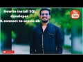 Installing SQL Developer  and connect to ORACLE DATABASE on windows 10