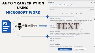 Step-by-Step Guide: Free Auto Transcription Using Microsoft Word