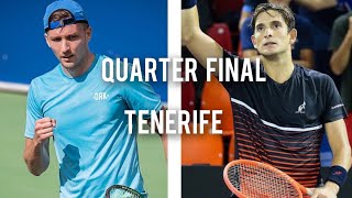 Francesco Passaro VS Mate Valkusz | ATP Challenger Tenerife 2023 | Quarter Final