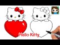 How to Draw Hello Kitty with Heart