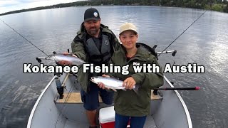 Kokanee Fishing with Austin