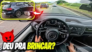 UM GOLF GTI RACHADOR APARECEU NO TESTE DO UP STAGE 4! 😨 + PRIMEIRA PARTIDA DO MOTOR FORJADO!