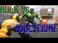 Hulk vs Wolverine Stop Motion Fight