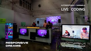 Live Coding with Alfonsofonso (audio) + Savamala (visuals) @ Responsive Dreams Festival 2023