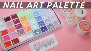 DIY Gel Art Palette | SAVILAND Gel Paints for Gel Nail Artists