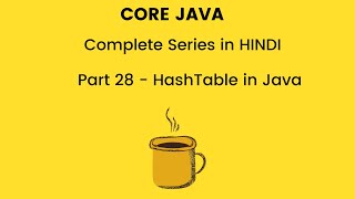 HashTable in Java (Hindi) | Java collection framework