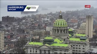 Wintry mix switches over to rain in south-central Pa.