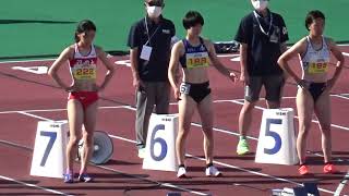 女子グランプリ100ｍ決勝A組_第35回南部忠平記念陸上_20220710