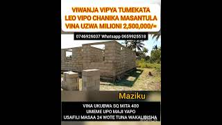 VIWANJA VINA UZWA MILIONI 2.5 VPO CHANIKA MSANTULA/0659925518