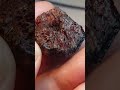 129 carat top quality water etched garnet crystal double terminated