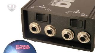 Whirlwind Direct 2 Stereo Direct Box Overview