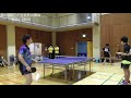 【卓球】坂井瑞輝vs島村直道【第1回めしだ会長杯決勝】