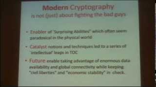 The Cryptographic Lens: Visions of our Past and Future