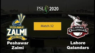 PSL live match 2020|Lahore qalandars vs Peshawar zalmi|PTV Sports|Lahore qalandars vs Peshawar zalmi