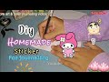 HOW TO MAKE😃🍭 stickers for journaling in the style of ☆Lora Art and Loren Journaling Vidios☆