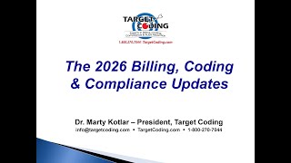 Target Coding - 2026 Coding Updates
