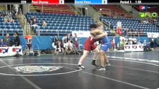 Junior 220 - Paul Cheney (Minnesota) vs. Daniel Pena (California)