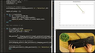 ASMR Programming - Coding a Pendulum - No Talking