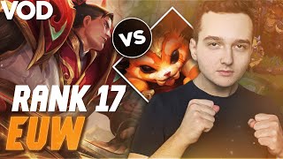 JE MASSACRE LE RANK 17 EUW - SoloQ Challenger Top - Garen vs Gnar - Patch 14.22