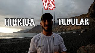 Iniciación a la pesca - Caña de pescar Hibrida y Tubular Rockfishing