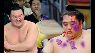 引退白鵬のかわいがりに遠藤悲鳴【かわいがり】Hakuho  bullying Endo!!!  ＃大相撲　＃かわいがり　＃白鵬