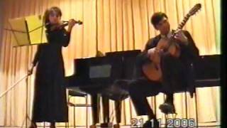 N. Paganini "Romance" ( Grande Sonate for guitar and violin )