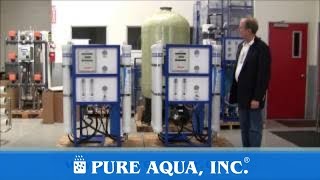 Commercial RO Systems CA, USA 2 x 12,000 GPD | www.PureAqua.com